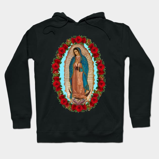 Our Lady Of Guadalupe Hoodie by AnnetteMSmiddy